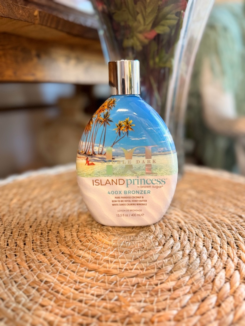 Island Princess 400X Bronzer Lotion – Blue Beach Bottle